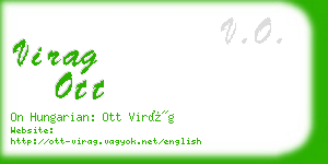 virag ott business card